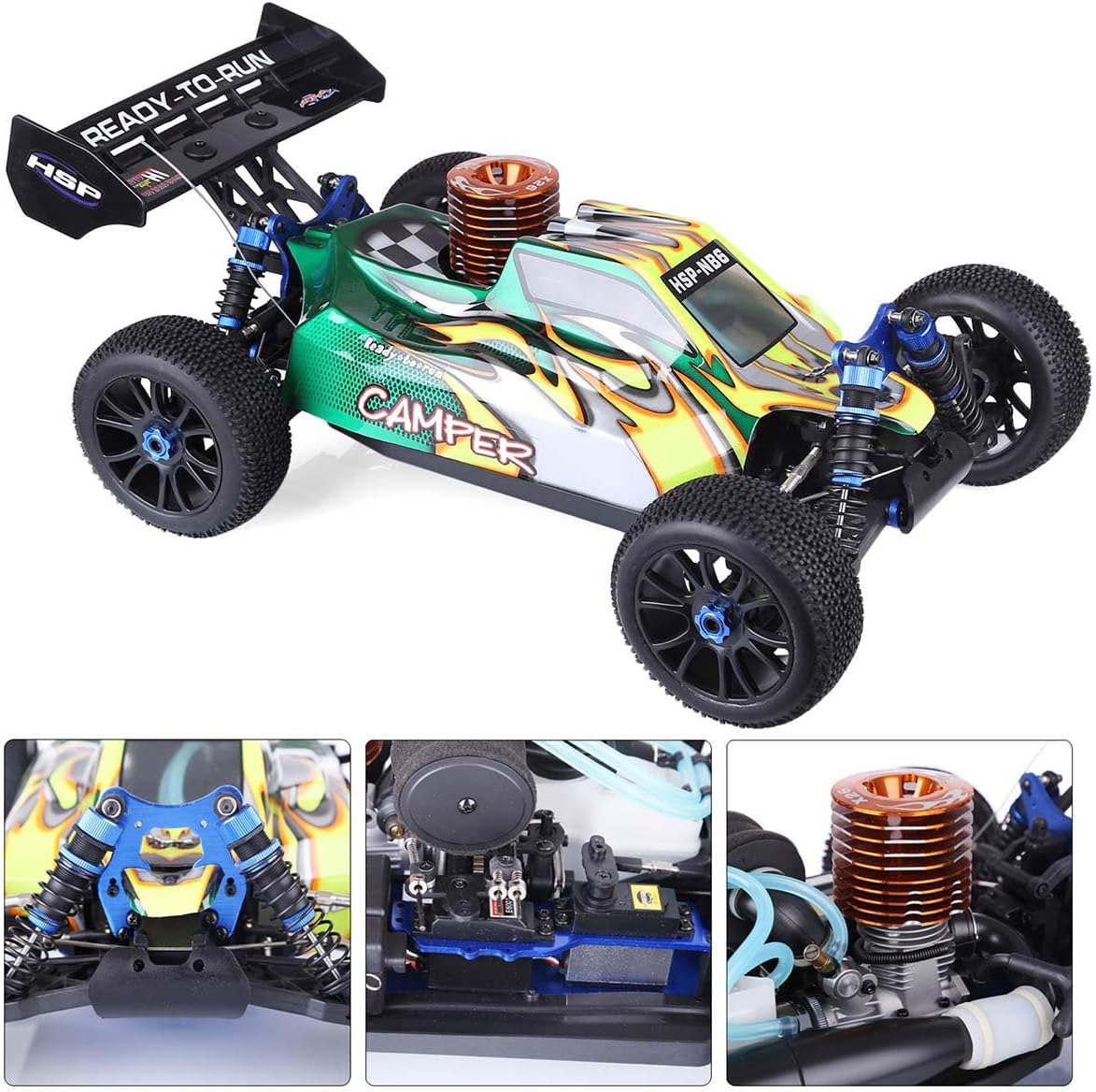 Funwetrike 1/8 Nitro RC Car